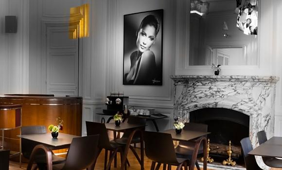 Restaurant Franais  Paris Caf Harcourt | Le caf qui reunie l'excellence de la photographie Harcourt et de la gastronomie franaise parDalloyau