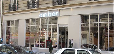 Panoramique du restaurant Amber à Paris