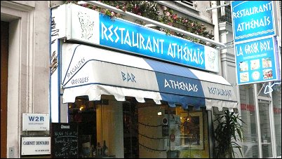 Panoramique du restaurant Athenaïs à Paris