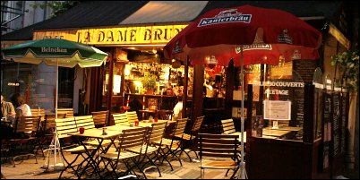 Panoramique du restaurant La Dame Brune à Paris
