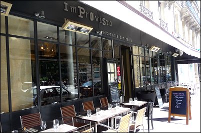 Panoramique du restaurant Impro'Vista à Paris