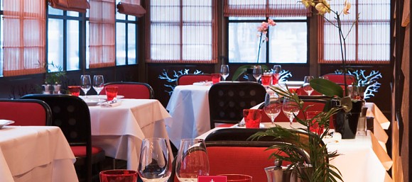 Panoramique du restaurant Jarrasse, l'écailler de Paris à Neuilly-sur-Seine