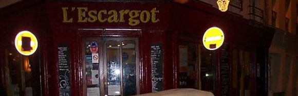 Panoramique du restaurant L'Escargot à Paris