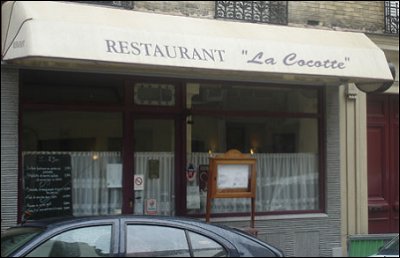 Panoramique du restaurant La Cocotte à Paris