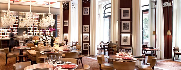 Panoramique du restaurant La Cuisine (Hôtel Royal Monceau) à Paris