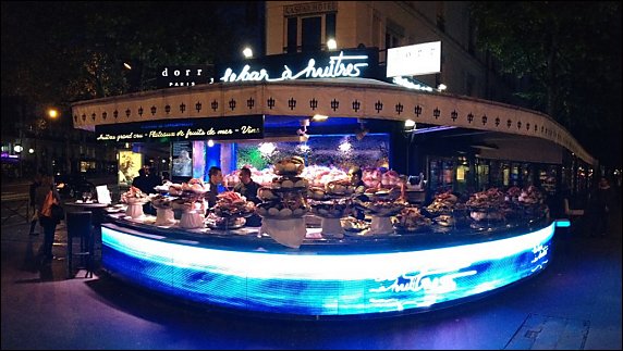 Panoramique du restaurant Le Bar à Huîtres à Paris