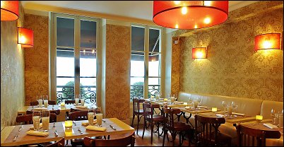 Panoramique du restaurant Le Boudoir à Paris