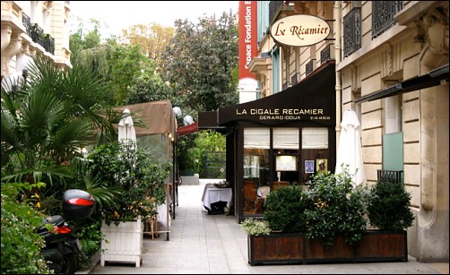 Panoramique du restaurant Le Cigale Récamier à Paris