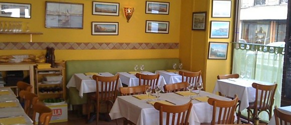 Panoramique du restaurant Spaccanapoli à Paris
