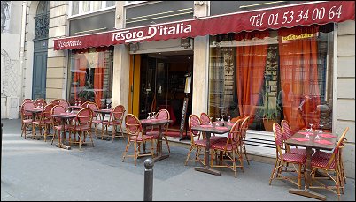 Tesoro Italian Restaurant Paris Tesoro Italian Restaurant Paris