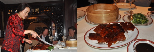 Restaurant Le Bonheur de Chine - Le canard laqué pékinois en 3 services
