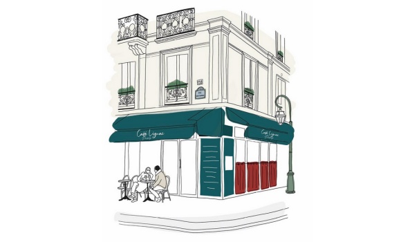 Restaurant Café Lignac - Illustration du Café Lignac