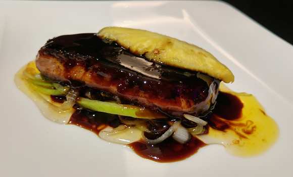 Restaurant Au Comptoir Nippon - Foie gras teppanyaki