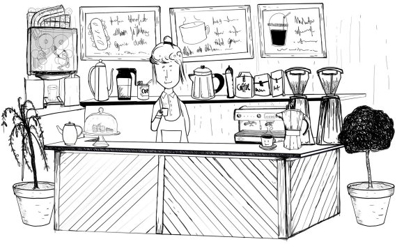 Restaurant Cozette - Illustration du café cozette