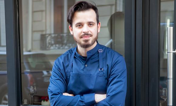 Restaurant Détour - Le chef Adrien Cachot