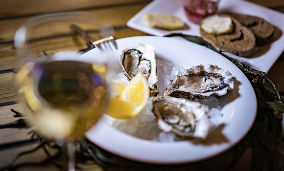 Restaurant Haddock & Co - Huitres de Prat Ar Coum