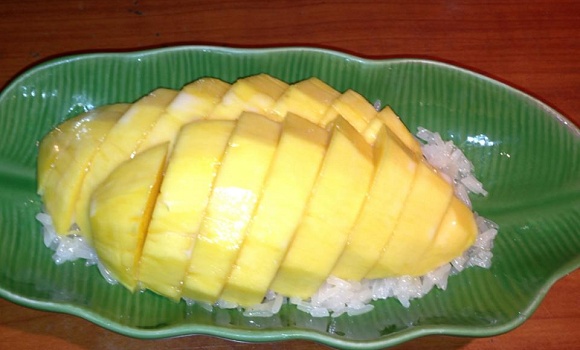 Restaurant Krua Thai - Mangu sur riz gluant au lait de coco