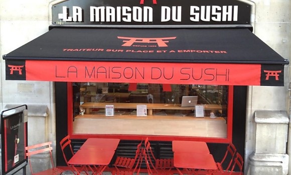 Restaurant La Maison du Sushi du 17ème - Devanture du restaurant