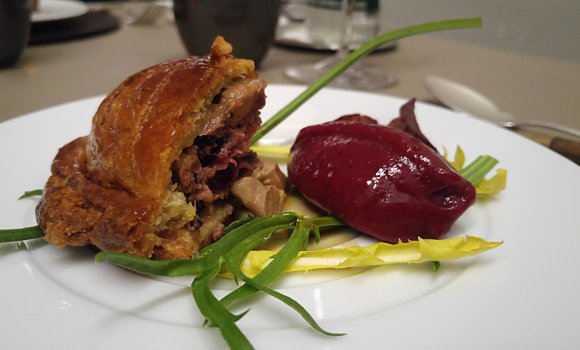 Restaurant La Scène Thélème - Tourte au foie gras