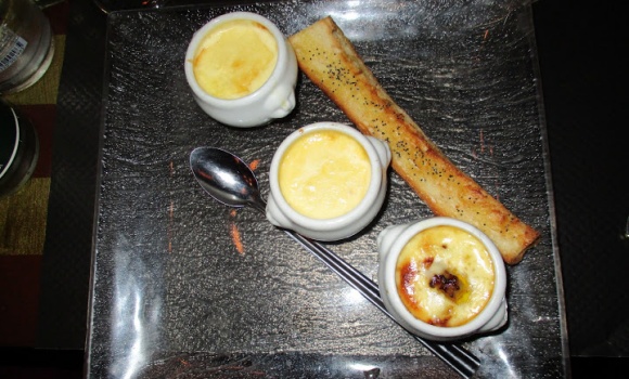 Restaurant Le Réservoir - Trio d'Oeuf cocotte