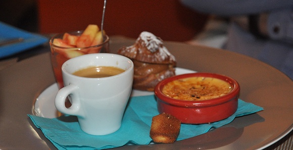 Restaurant Les Voiles - Café gourmand