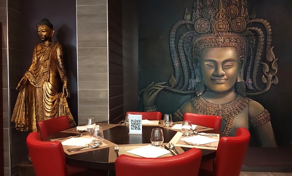 Restaurant Makham Thaï - Salle au décor Thailandais séduisant