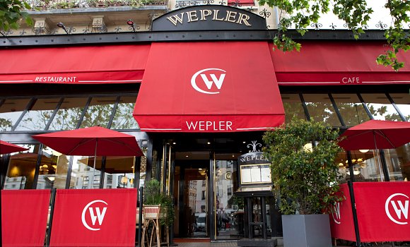 Restaurant Wepler - La façade du Wepler