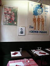 Photo restaurant paris Au Fin Bec - Un petit coin de salle.