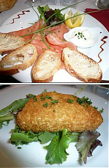 Photo restaurant paris Au Fin Bec - Saumon ou camembert ?