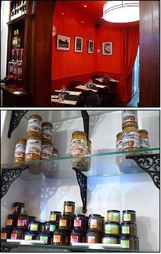 Photo restaurant paris L'Acte 1 - Salle rouge et épicerie