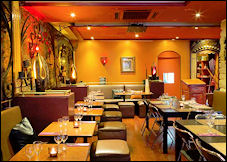 Photo restaurant paris Albarino - Les tons de couleurs sont chaleureux