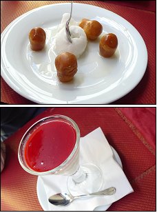 Photo restaurant paris D'Alfredo - Pannacotta & Baba au limoncello