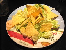 Photo restaurant paris Amber - Salade accompagnée de guacamole et totillas
