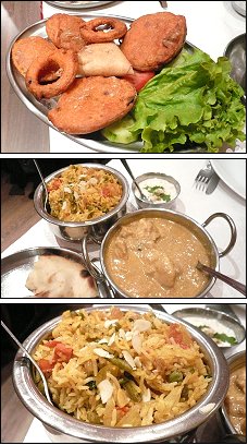 Photo restaurant paris Annam - Beignets, Poulet korma et Biryani