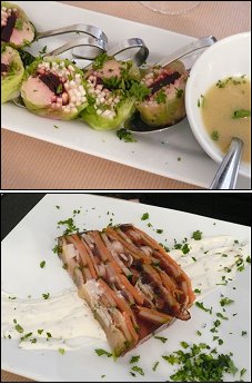 Photo restaurant paris L'ArchiToque - Makis du Périgord et Feuille à feuille