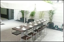 Photo restaurant paris Atelier Guy Martin - Cours de cuisine - Terrasse pour déguster nos oeuvres