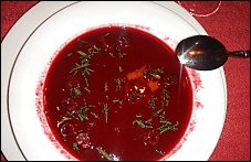 Photo restaurant paris Au Gros Caillou - Soupe de fruits rouges
