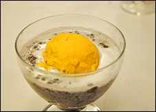 Photo restaurant paris Autour du Yangtse du 9�me - Riz noir au lait de coco miam !