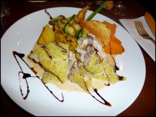 Photo restaurant paris Aux 2 Oliviers - Papillotte de rouget en habit vert