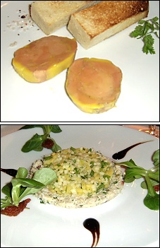 Photo restaurant paris Le Baretto - Foie gras et tartare de tourteau