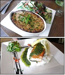 Photo restaurant paris Le Bistrot des Compères - Hachis parmentier et Mi-cuit de saumon