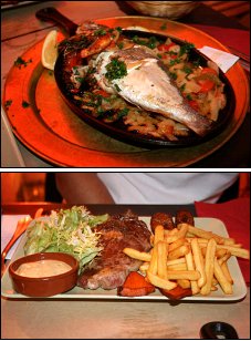 Photo restaurant paris La Boca Chica - Daurade royale et Entrecôte d’Argentine