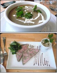 Photo restaurant paris Au Bourguignon du Marais - Cr�me de lentilles et Jambon persill�