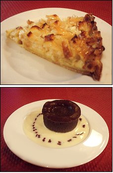 Photo restaurant paris Le Brigadier - Tarte normande et Mi-cuit au chocolat