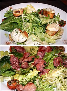 Photo restaurant paris Brun de Zinc - Salade de chêvre et de gésiers !