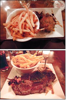 Photo restaurant paris Café Victoria - Belle entrecôte et Confit de canard