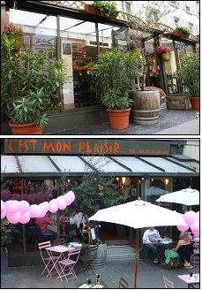 Photo restaurant paris C'est mon plaisir Montparnasse... - Dvanture trs vgtale