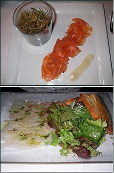 Photo restaurant paris Chataigne et Cassis - Saumon et Carpaccio