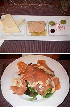 Photo restaurant paris Chez Bubune - Foie gras et Saumon