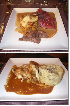 Photo restaurant paris Chez Bubune - Aile de raie et coeur de filet de boeuf